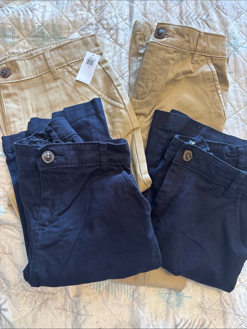 Four - Old Navy Kids School Uniform Bootcut Pants Size 16